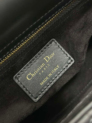 Dior M0531 Small Lady Dior Bag  Black Cannage Lambskin with Gold-Finish - Default Title - View 9