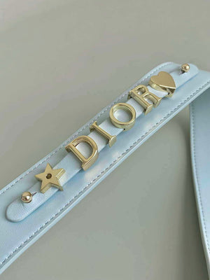 Dior M0531 Small Lady Dior Bag Light Blue Cannage Lambskin - Default Title - View 7
