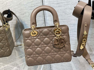 Dior M0531 Small Lady Dior Bag Mike tea Cannage with Mike tea enamel buckle - Default Title - View 2
