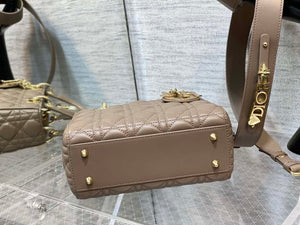 Dior M0531 Small Lady Dior Bag Mike tea Cannage with Mike tea enamel buckle - Default Title - View 7