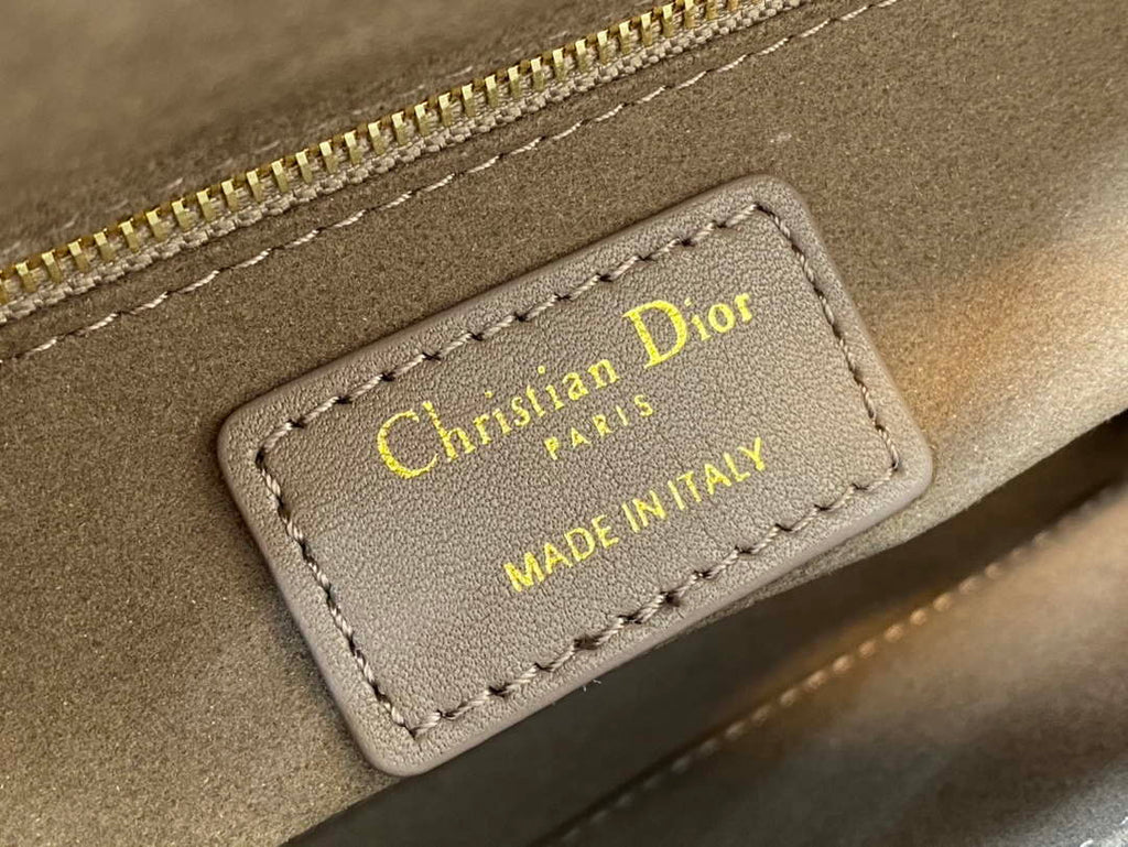 Dior M0531 Small Lady Dior Bag Mike tea Cannage with Mike tea enamel buckle
