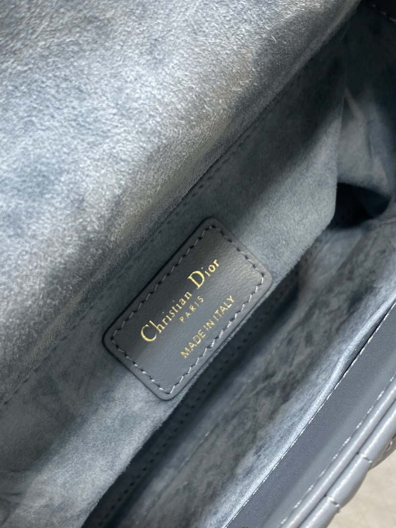 Dior M0538 Small Lady My ABCDior Bag haze blue Cannage Lambskin