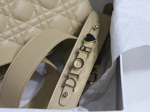 Dior Small Lady My ABCDior Bag Lambskin M0538 Apricot - Default Title - View 3