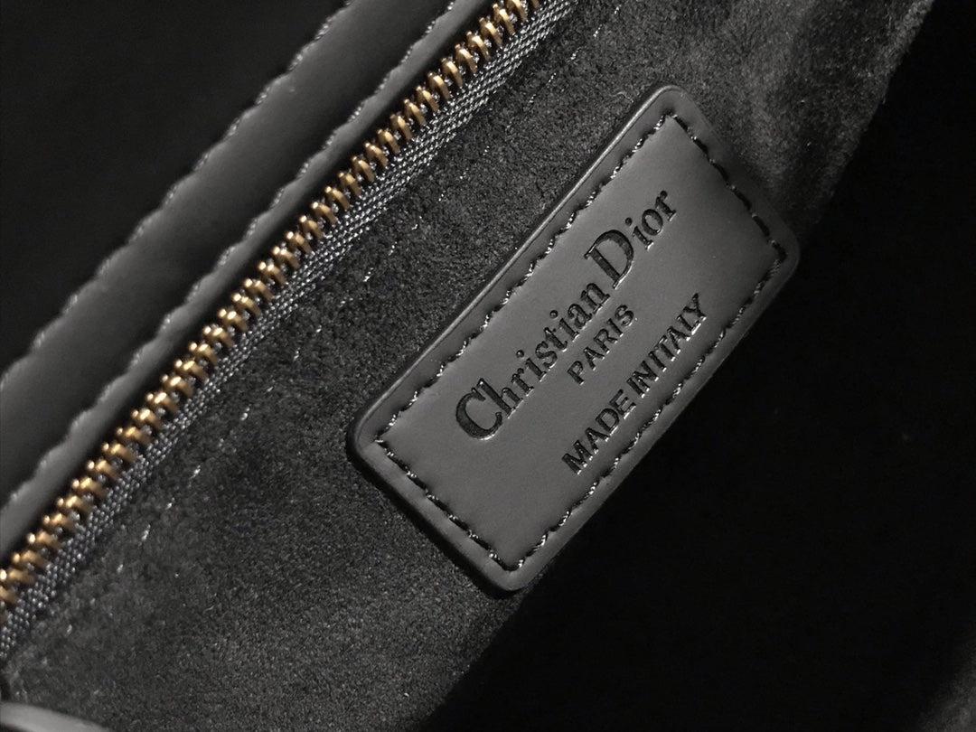 Dior Small Lady My ABCDior Bag Lambskin M0538 logo black