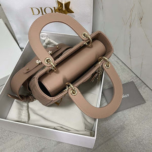 Dior M0538 Small Lady My ABCDior Bag Warm Taupe Cannage Lambskin - Default Title - View 7