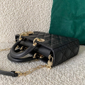 Dior M0540 Lady D-joy Bag Black Cannage Calfskin - Default Title - View 3