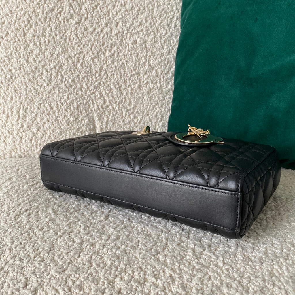 Dior M0540 Lady D-joy Bag Black Cannage Calfskin