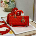 Dior M0540 Lady D-joy Bag Red Cannage Calfskin - Default Title - View 1