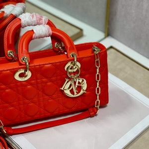 Dior M0540 Lady D-joy Bag Red Cannage Calfskin - Default Title - View 8