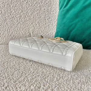 Dior M0540 Lady D-joy Bag White Cannage Calfskin - Default Title - View 4