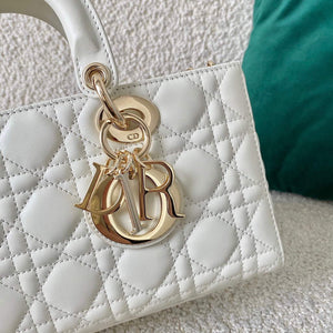 Dior M0540 Lady D-joy Bag White Cannage Calfskin - Default Title - View 5