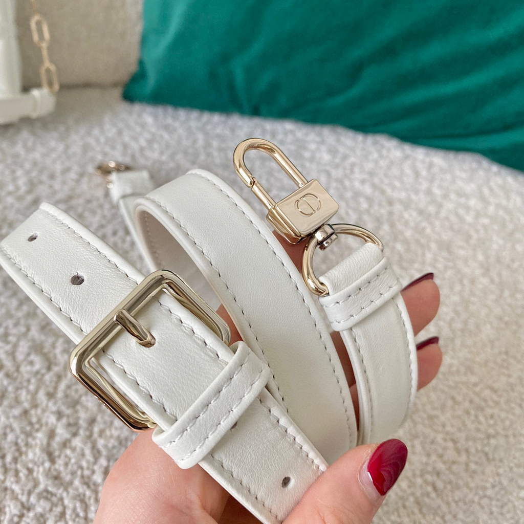 Dior M0540 Lady D-joy Bag White Cannage Calfskin