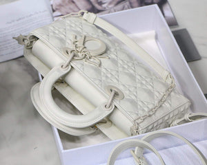 Dior M0540 Lady D-joy Calfskin Bag White - Default Title - View 7