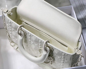 Dior M0540 Lady D-joy Calfskin Bag White - Default Title - View 9