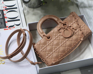 Dior M0540 Lady D-joy Calfskin Bag Pink - Default Title - View 1