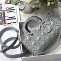 Dior M0540 Lady D-joy Calfskin Bag Gray - Default Title - View 1