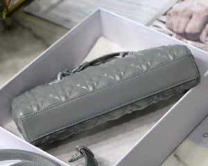 Dior M0540 Lady D-joy Calfskin Bag Gray - Default Title - View 6