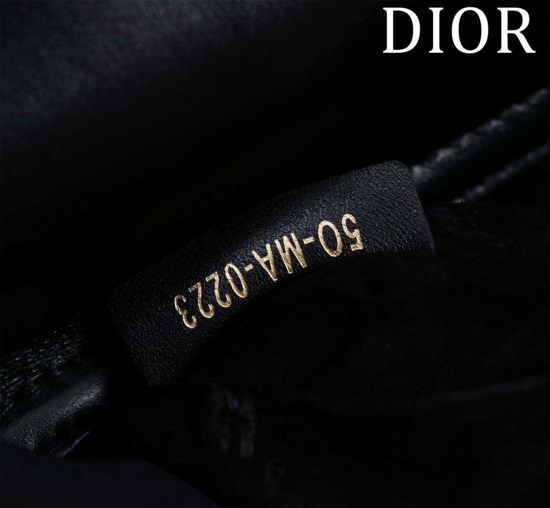 Dior M0540 Medium Lady D-Joy Bag Black Cannage Lambskin with Gold-Finish Sun Studs