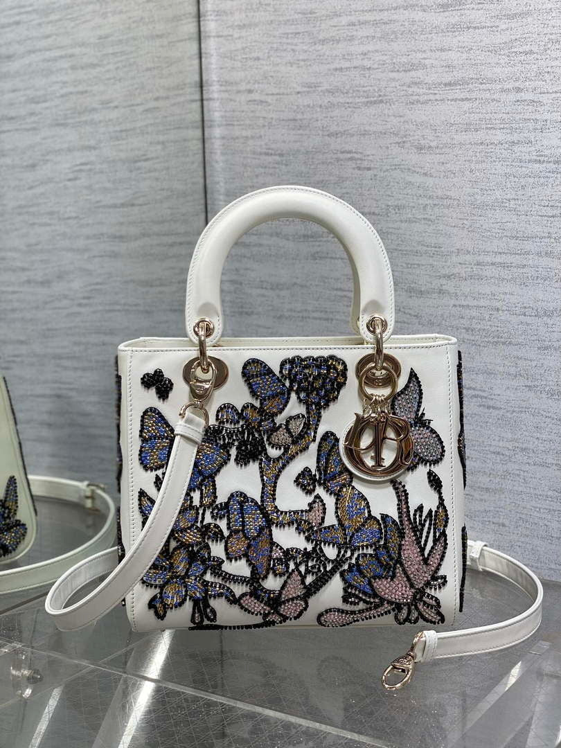Dior M0565 Medium Lady D-Lite beaded Embroidery M1084 - Default Title - View 1