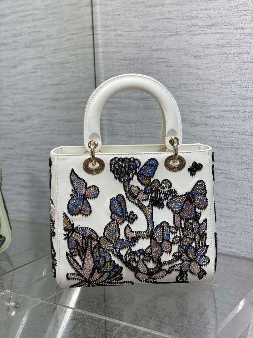 Dior M0565 Medium Lady D-Lite beaded Embroidery M1084