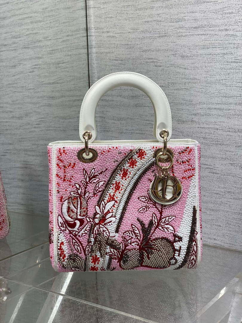 Dior M0565 Medium Lady D-Lite beaded Embroidery M1085