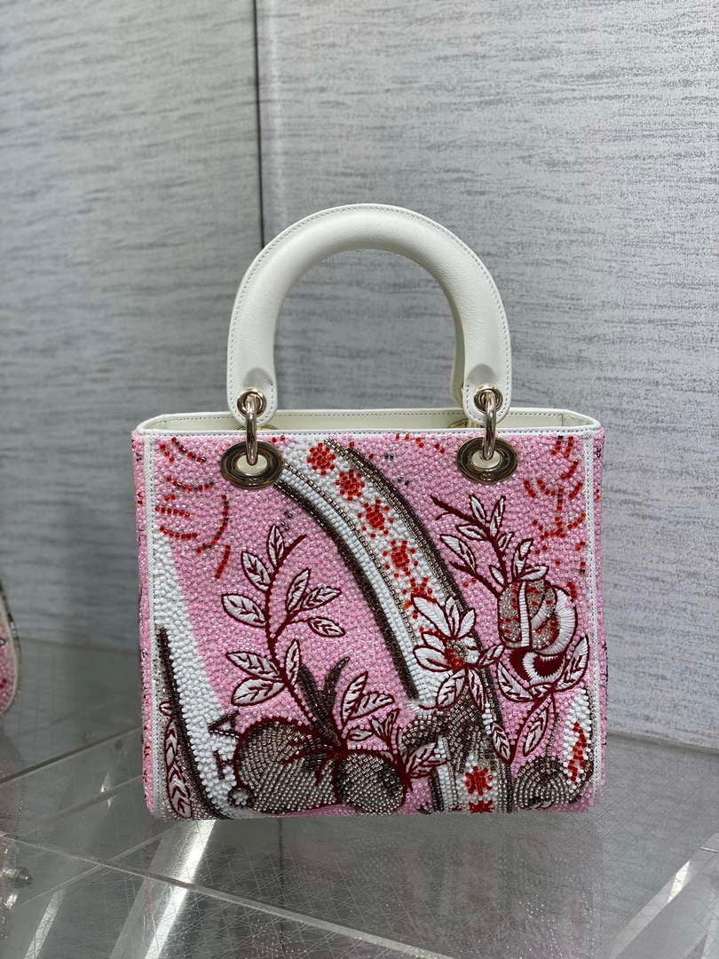 Dior M0565 Medium Lady D-Lite beaded Embroidery M1085