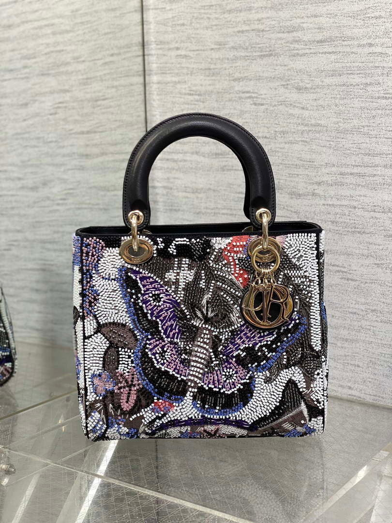 Dior M0565 Medium Lady D-Lite beaded Embroidery M1087 - Default Title - View 2