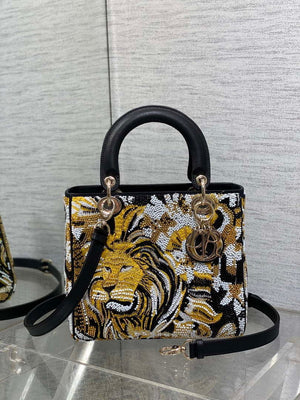 Dior M0565 Medium Lady D-Lite beaded Embroidery M1088 - Default Title - View 1