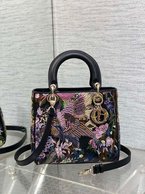 Dior M0565 Medium Lady D-Lite beaded Embroidery M1089 - Default Title - View 1