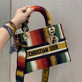 Dior M0565 Medium Lady D-lite Embroidery Bag colourful - Default Title - View 1