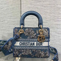 Dior M0565 Medium Lady D-Lite Exquisite Embroidery M1101
