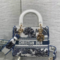 Dior M0565 Medium Lady D-Lite Exquisite Embroidery M1102