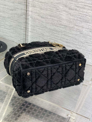 Dior M0565 Medium Lady D-Lite Wool Black M1037 - Default Title - View 7