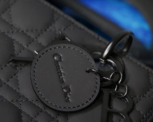 Dior M0565 Medium Lady Dior Cannage Calfskin Bag Black - Default Title - View 3