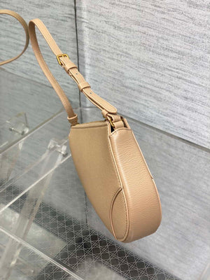 Dior M05909 Saddle Shoulder Pouch Apricot Goatskin - Default Title - View 5