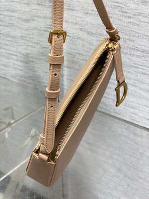 Dior M05909 Saddle Shoulder Pouch Apricot Goatskin - Default Title - View 8