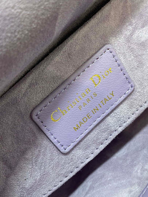 Dior M0613 Small Lady D-joy Bag Purple Cannage Lambskin - Default Title - View 9