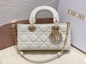 Dior M0613 Small Lady D-joy Bag White Cannage Lambskin - Default Title - View 2