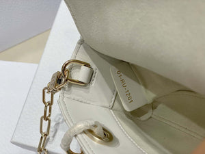 Dior S0910 Small Lady D-joy Bag White Cannage Lambskin - Default Title - View 8