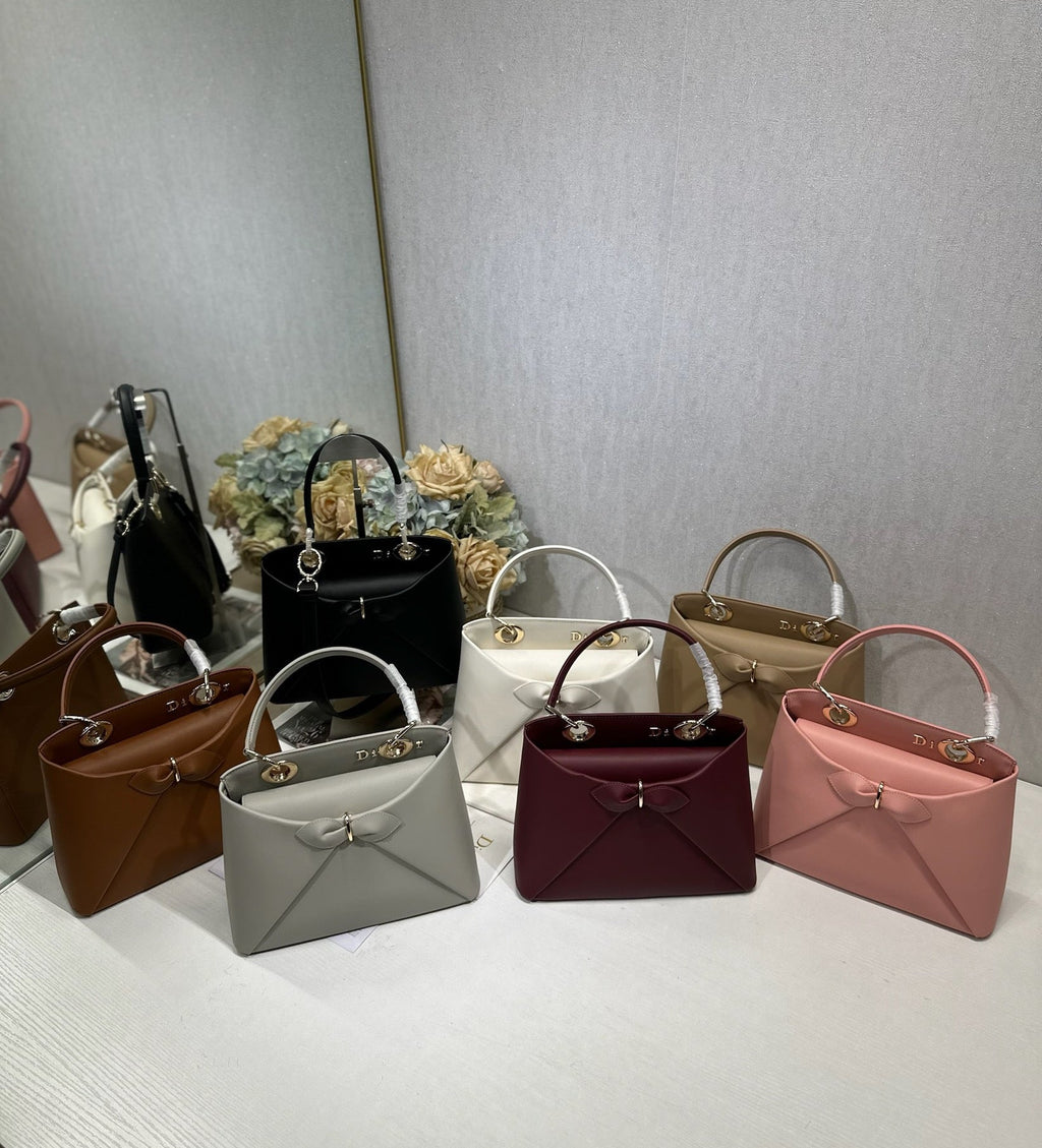 Dior M0737 Cigale top handle bag Gray