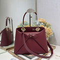 Dior M0737 Cigale top handle bag Wine Red