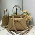 Dior M0737 Cigale top handle bag Apricot