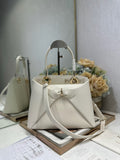 Dior M0737 Cigale top handle bag White