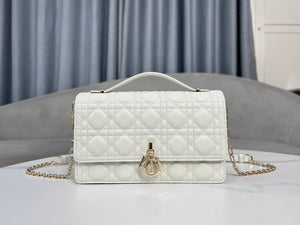 Dior M0997 My Dior Top Handle Bag Latte Cannage Lambskin - Default Title - View 2