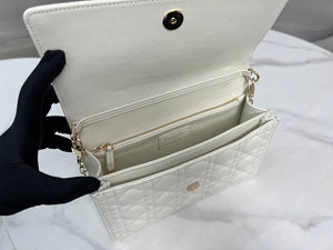 Dior M0997 My Dior Top Handle Bag Latte Cannage Lambskin - Default Title - View 8