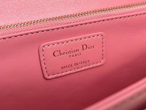 Dior M0997 My Dior Top Handle Bag Pink Cannage Lambskin - Default Title - View 9
