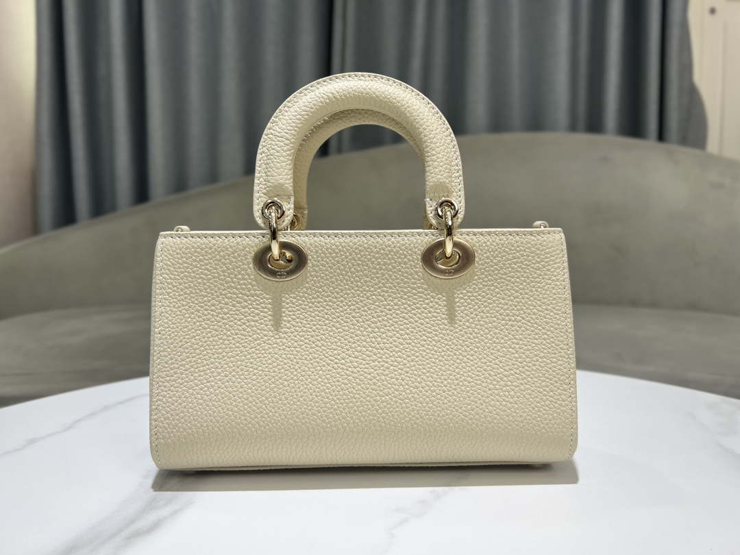 Dior M1151 Small Lady D-Sire My ABCDior Bag Beige Bull Leather - Default Title - View 5