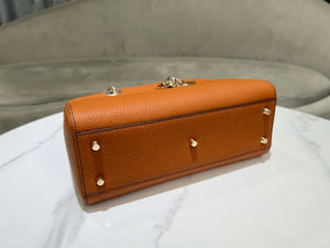Dior M1151 Medium Lady D-Sire My ABCDior Bag Dark Brandy Bull Leather - Default Title - View 7