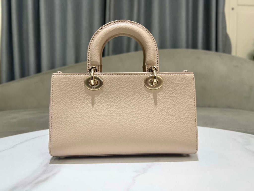Dior M1151 Small Lady D-Sire My ABCDior Bag Nude Bull Leather