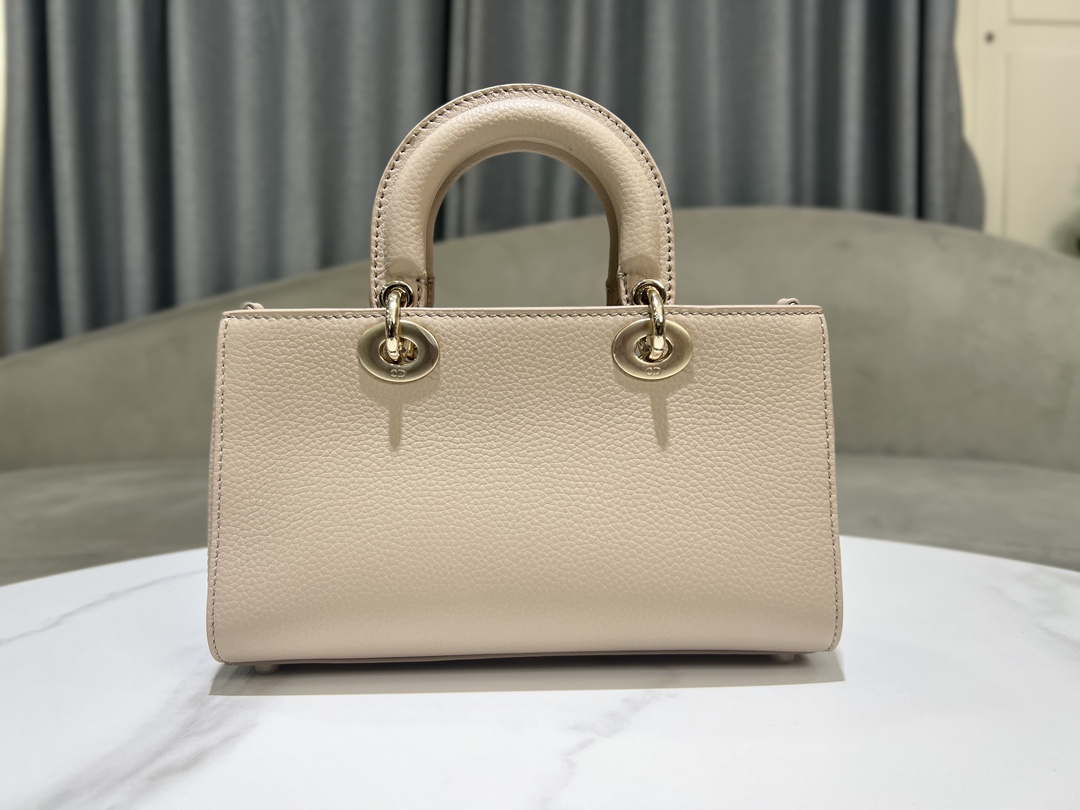 Dior M1151 Small Lady D-Sire My ABCDior Bag Nude Bull Leather